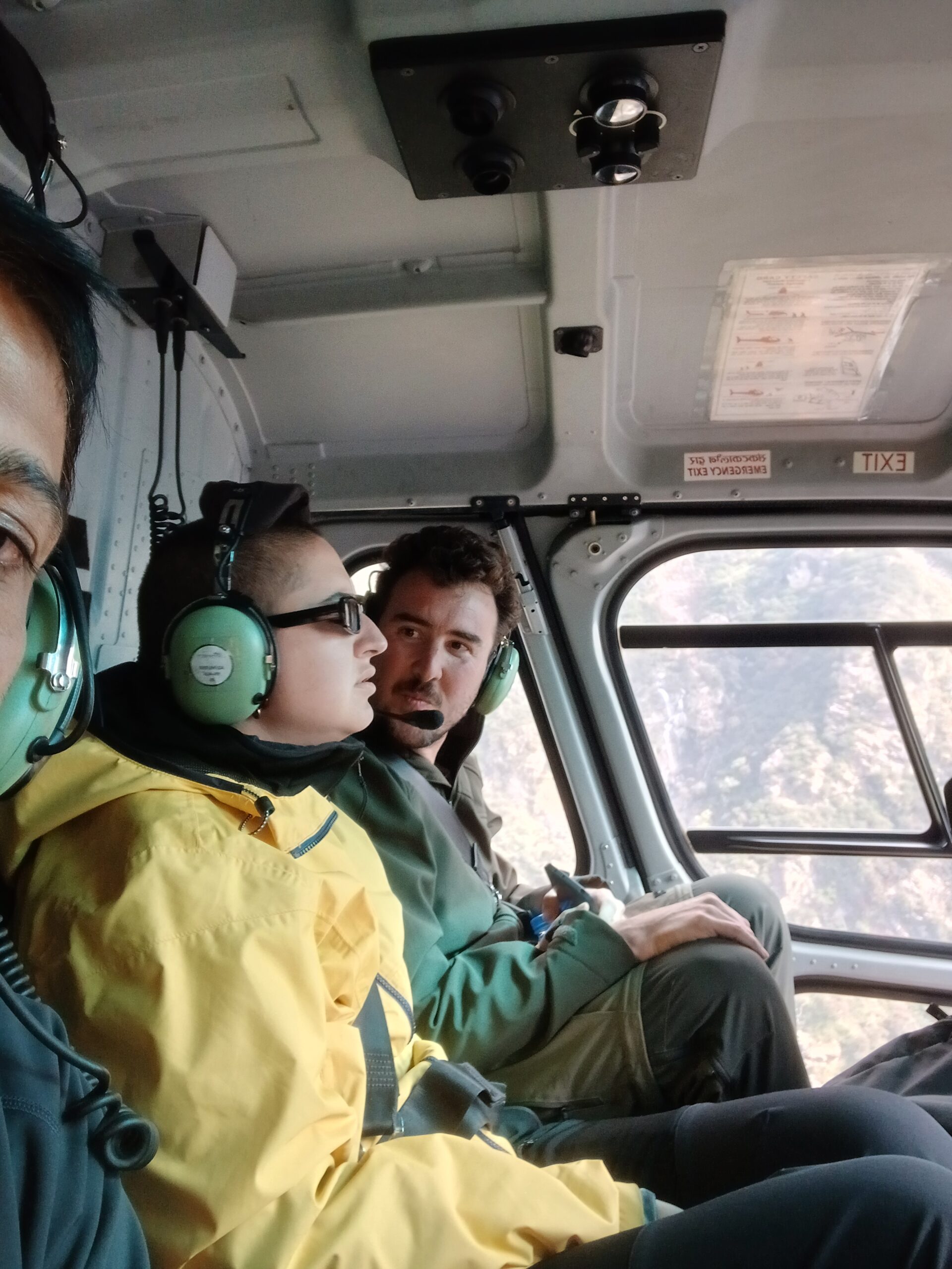 Jorge and his wife on a stunning Langtang Heli adventure.
